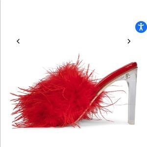 jeffery campbell chambre heels in red